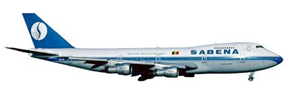 【予約商品】747-100 サベナ・ベルギー航空  OO-SGA  1/400 (PH20231229) [11862]