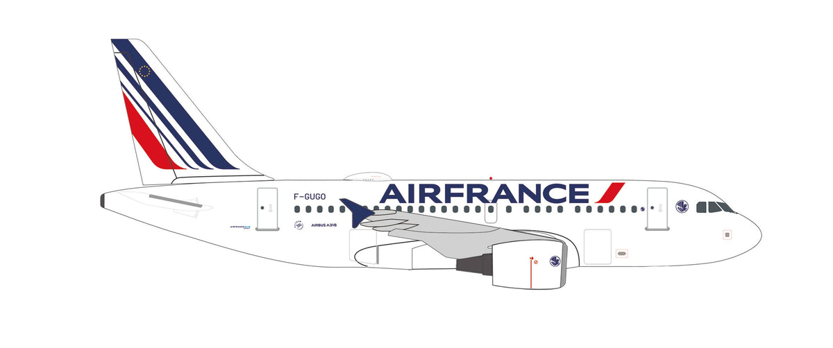 A318 エールフランス 2021年新塗装  F-GUGO 1/500 [535779]