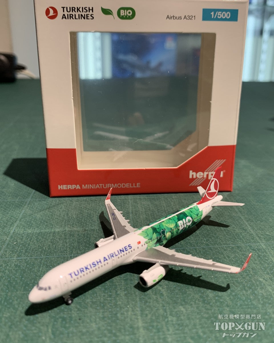 Herpa Wings A321neo ターキッシュ・エアラインズ Bio Fuel TC-JSU Kalecik 1/500 [537681]