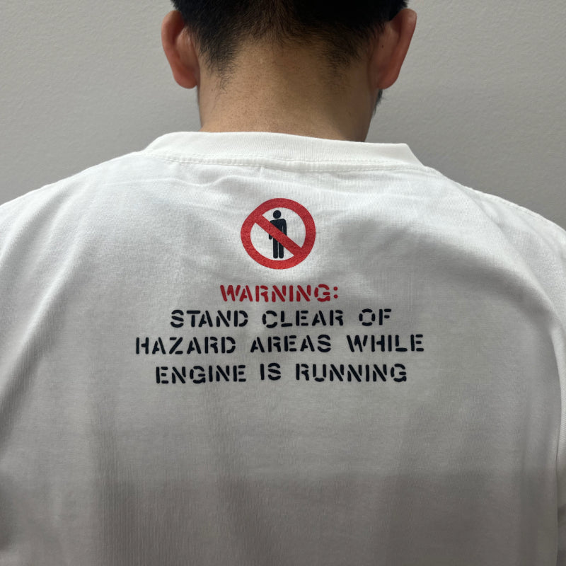 JTAオリジナル Tシャツ ENGINE ホワイト 日本トランスオーシャン航空