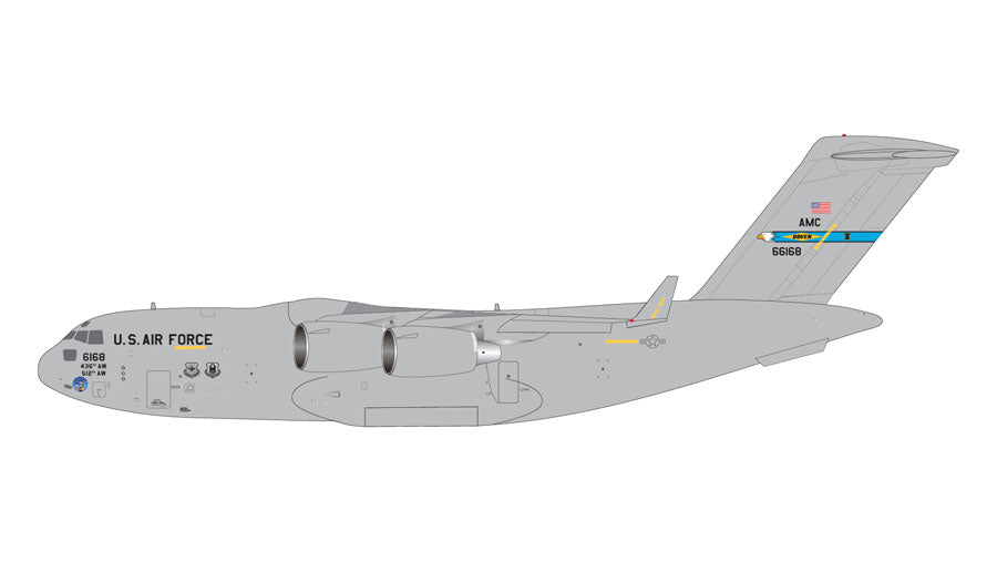 Gemini200 【予約商品】C-17A アメリカ空軍 ドーヴァー空軍基地 06 6168 1/200 (GJ20240809)  [G2AFO1309]