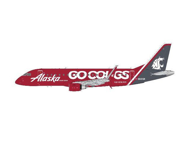 【予約商品】E175LR アラスカ航空/ホライゾン航空 「Washington State Univ.『Go Cougs』」  N661QX  1/200 (GJ20240412) [G2ASA1286]