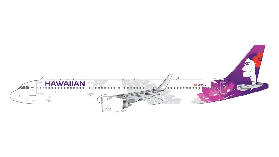 GeminiJets 【予約商品】A321neo ハワイアン航空 N209HA 1/400