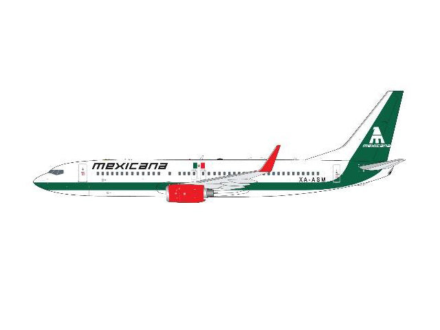 【予約商品】737-800W メキシカーナ航空  XA-ASM  1/400 (GJ20240412) [GJMXA2266]