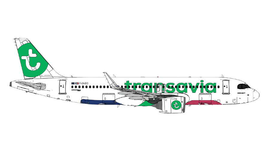 A320neo トランサヴィア航空 F-GNEO 1/400[GJTRA2249](20240630)