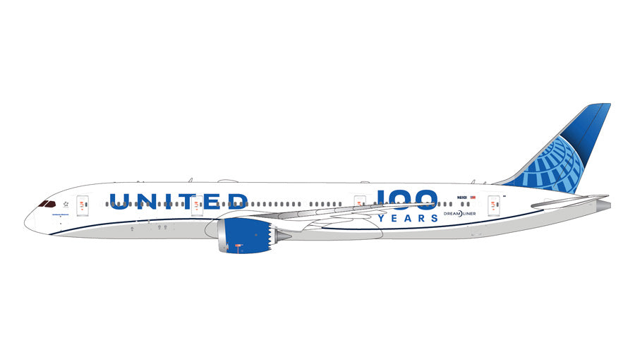 GeminiJets 【予約商品】787-9 ユナイテッド航空 「100 Years」 N61101