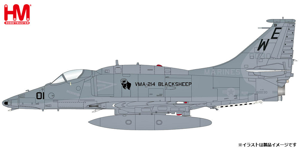 A-4M スカイホーク アメリカ海兵隊 VMA-214 ブラックシープス 1989 1/72 [HA1436]