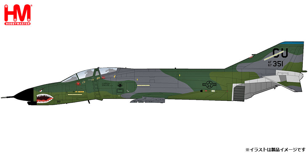 ホビーマスター 1/72 F-4E ファントム2 アメリカ空軍 第497戦闘訓練飛行隊 1985 完成品モデル HA19061