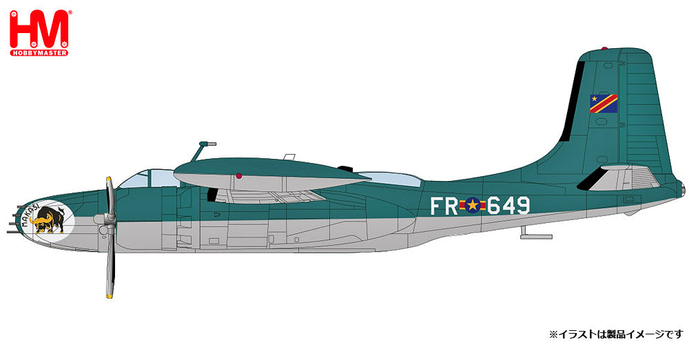 【予約商品】B-26K カウンター・インベーダー コンゴ共和国空軍 1965年 1/72 (HM20231031) [HA3228]