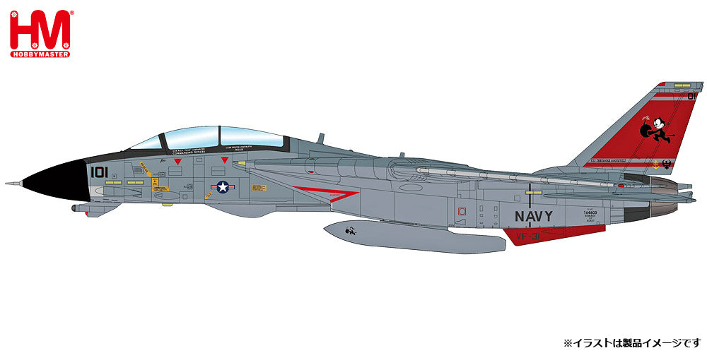 【5/24(金)発売】【予約商品】F-14D トムキャット　アメリカ海軍 第31戦闘攻撃飛行隊 「ラスト・クルーズ」　1/72 (HM20231212) [HA5253]