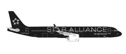 【予約商品】A321neo ニュージーランド航空 スターアライアンス塗装 ZK-OYB 1/500 (HE20231217) [537391]