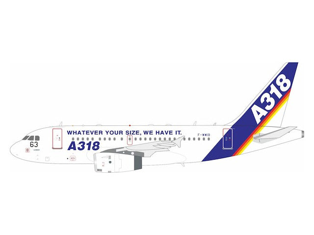 InFlight200 A318-100 エアバス ハウスカラー F-WWIB 1/200 [IF318WWIB]