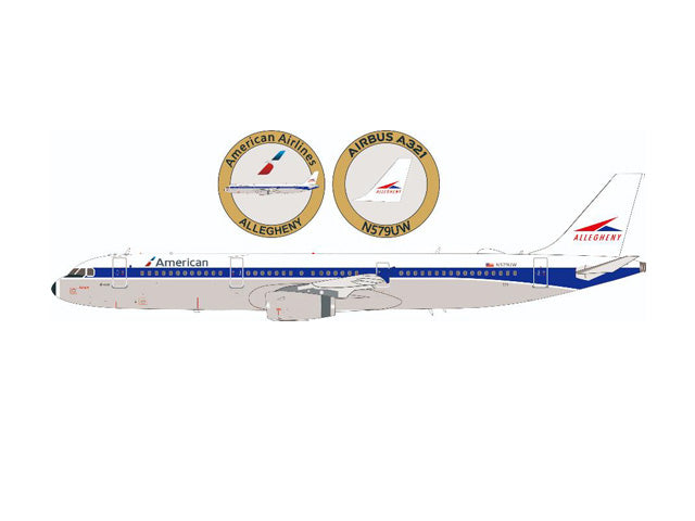A321-200 アメリカン航空 レトロ塗装 アレゲニー航空 N579UW 1/200[IF321AA579](20240630)