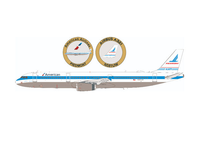 A321-200  アメリカン航空 レトロ塗装「ピードモント航空」N581UW  1/200[IF321AA581](20240630)
