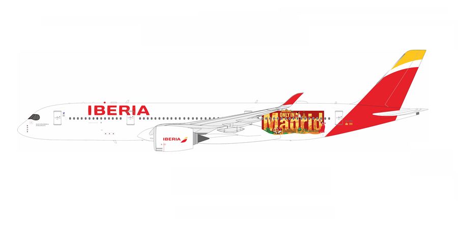 イベリア航空Airbus350-900 InFlight200 【予約商品】A350-900 イベリア航空 EC-NIG 1/200