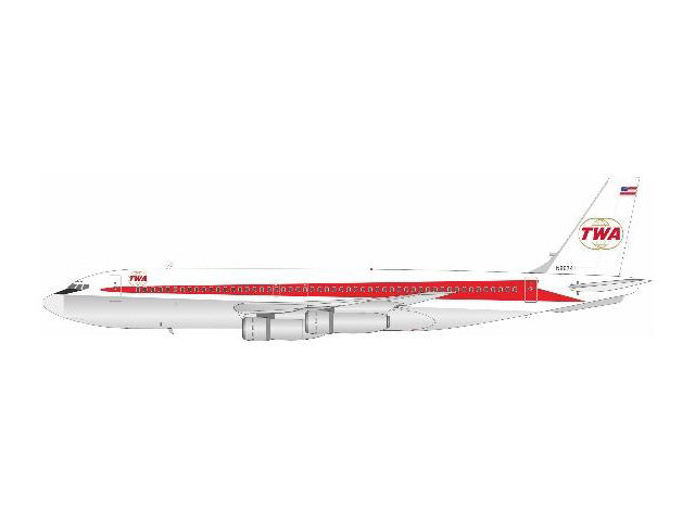 707-100B TWA トランス・ワールド航空 N86741 Polished 1/200[IF701TW0823P]
