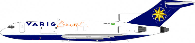 727-30C（貨客両用型/100C） ヴァリグ・ログ（ヴァリグ・ブラジル航空） 1990年代 PP-VLV 1/200[IF721RG0123]