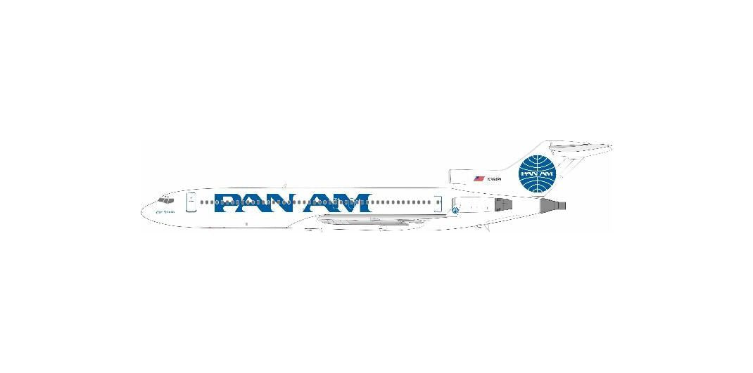 InFlight200 【予約商品】727-200 パン・アメリカン航空 N364PA 1/200