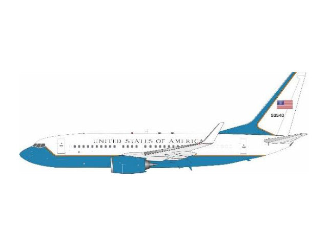 【予約商品】C-40C-BBJ (737-700) アメリカ空軍 “2014” 09-0540 1/200 (JF20240419) [JF-737-7-003]