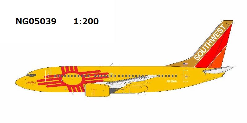 NG Models 【予約商品】B737-700 サウスウエスト航空 「New Mexico One