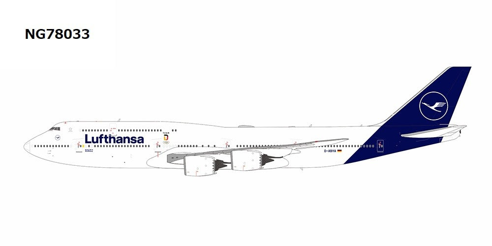 NG Models 【予約商品】B747-8 ルフトハンザドイツ航空 「TEAM D」 D-ABYA 1/400 (NG20240921)  [NG78033]