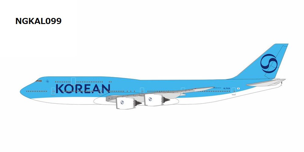 NG Models 【予約商品】B747-8 大韓航空 「2025's livery」 HL7638 1