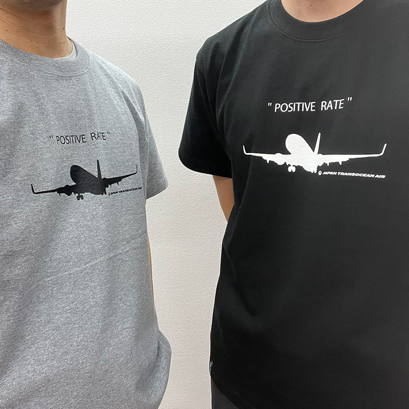 JTAオリジナル Tシャツ TAKE OFF グレー 日本トランスオーシャン航空