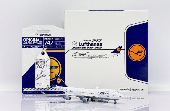 【予約商品】747-400 ルフトハンザ航空 D-ABTE ※アクセサリータグ付き 1/400 (JC20231003) [XX40104]