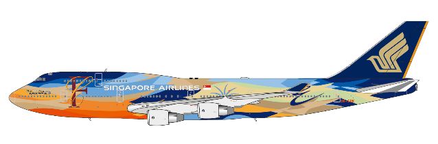 JC Wings 747-400 シンガポール航空 「Tropical」 9V-SPK 1/400 [XX40213]
