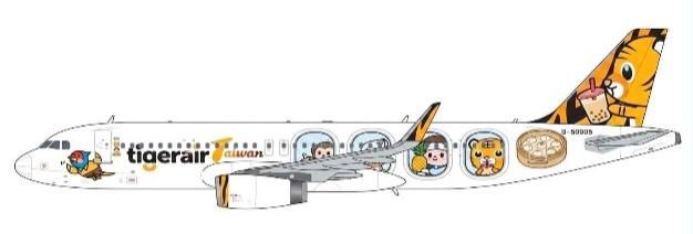 JC Wings 【予約商品】A320 タイガーエア台湾 B-50005 1/400
