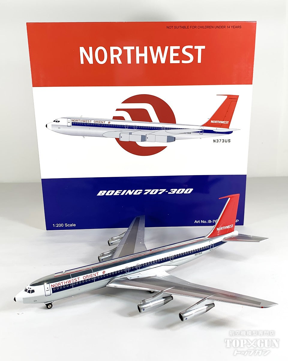 B-Models 707-300C ノースウエスト オリエント航空 ポリッシュ仕上げ 