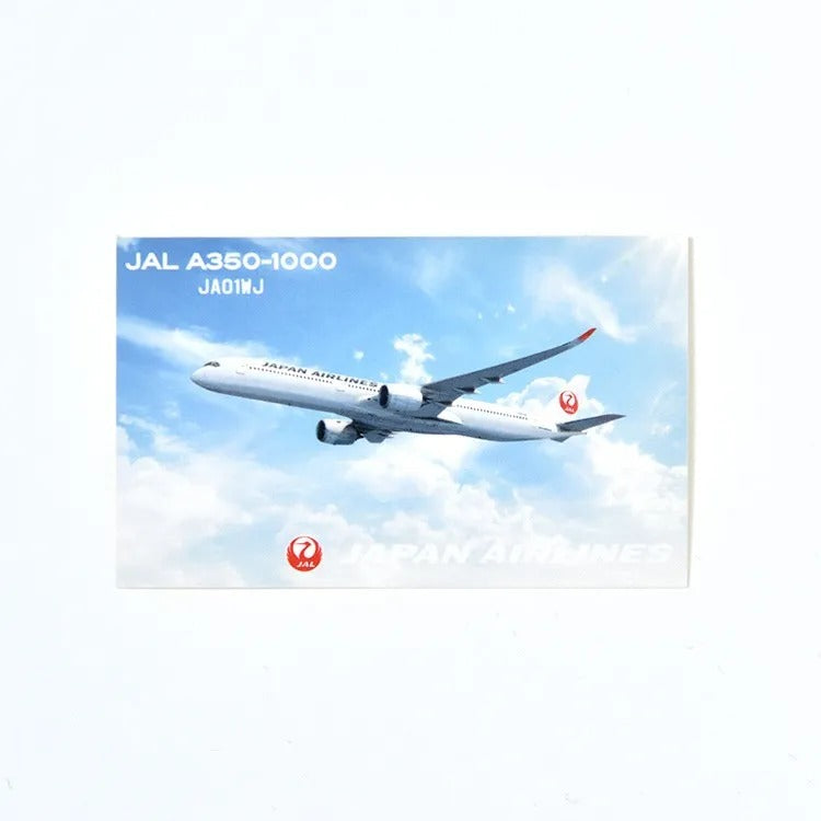 JALUX JAL A350-1000 JA01WJ ステッカー ホワイト [BJB35134]