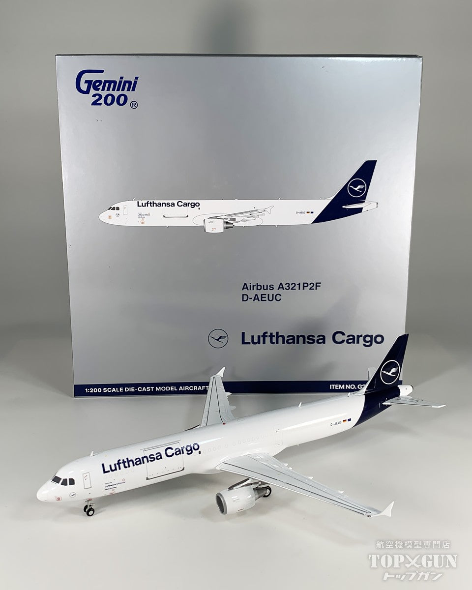 Gemini200 1/200 Lufthansa ルフトハンザ エアバス Gemini200 A321P2F ルフトハンザ・カーゴ D-AEUC 1/200 [G2DLH1152]