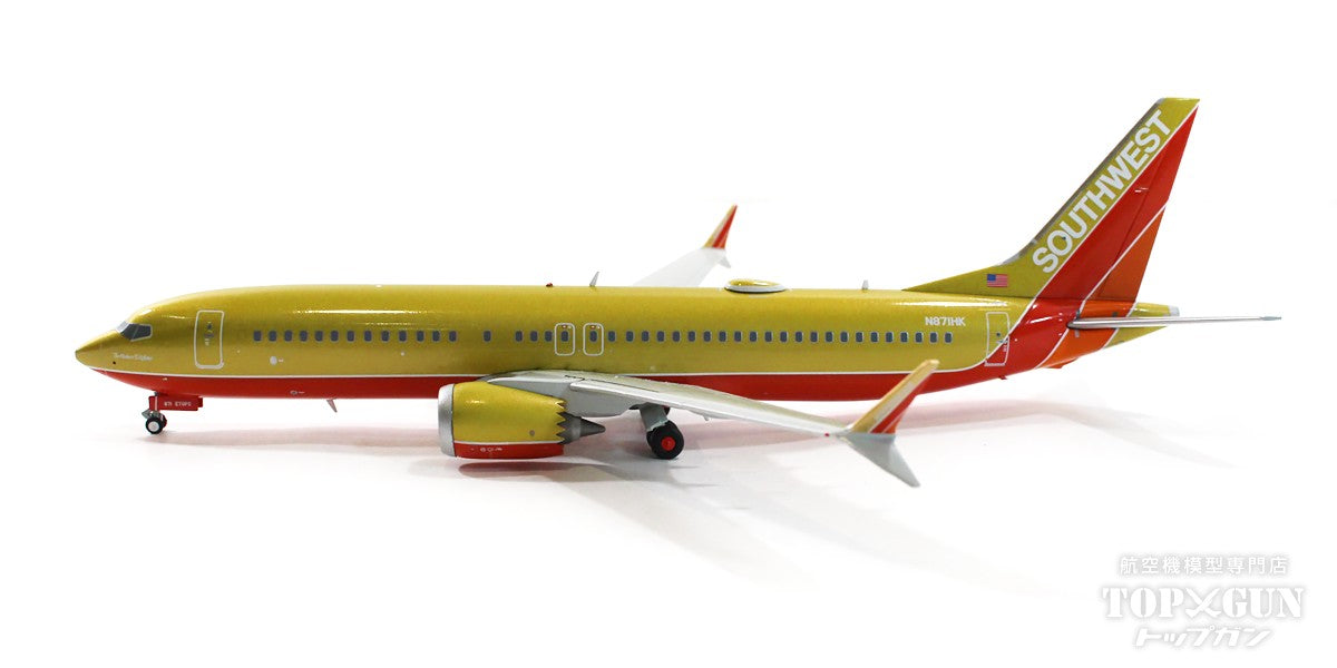 737 MAX 8 サウスウェスト航空 「Herbert D. Kelleher」 gold retro N871HK 1/200[G2SWA1216]