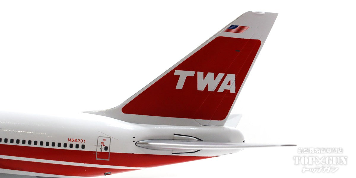747SP TWA トランス・ワールド航空 "Boston Express" ※フラップダウン状態 N58201 1/200[G2TWA1159F]
