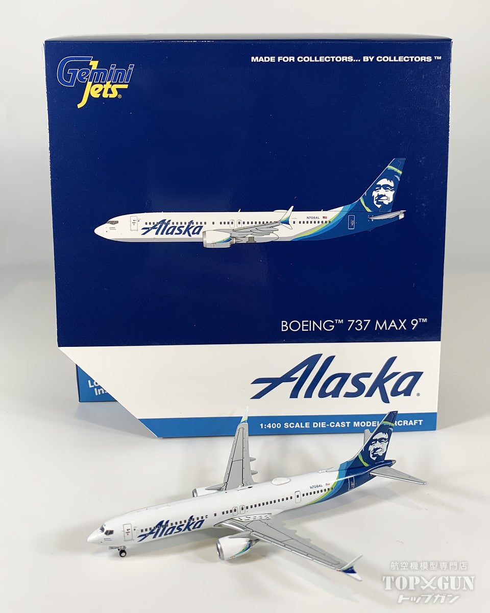 GeminiJets B737 MAX9 アラスカ航空 N708AL 1/400 [GJASA2393]