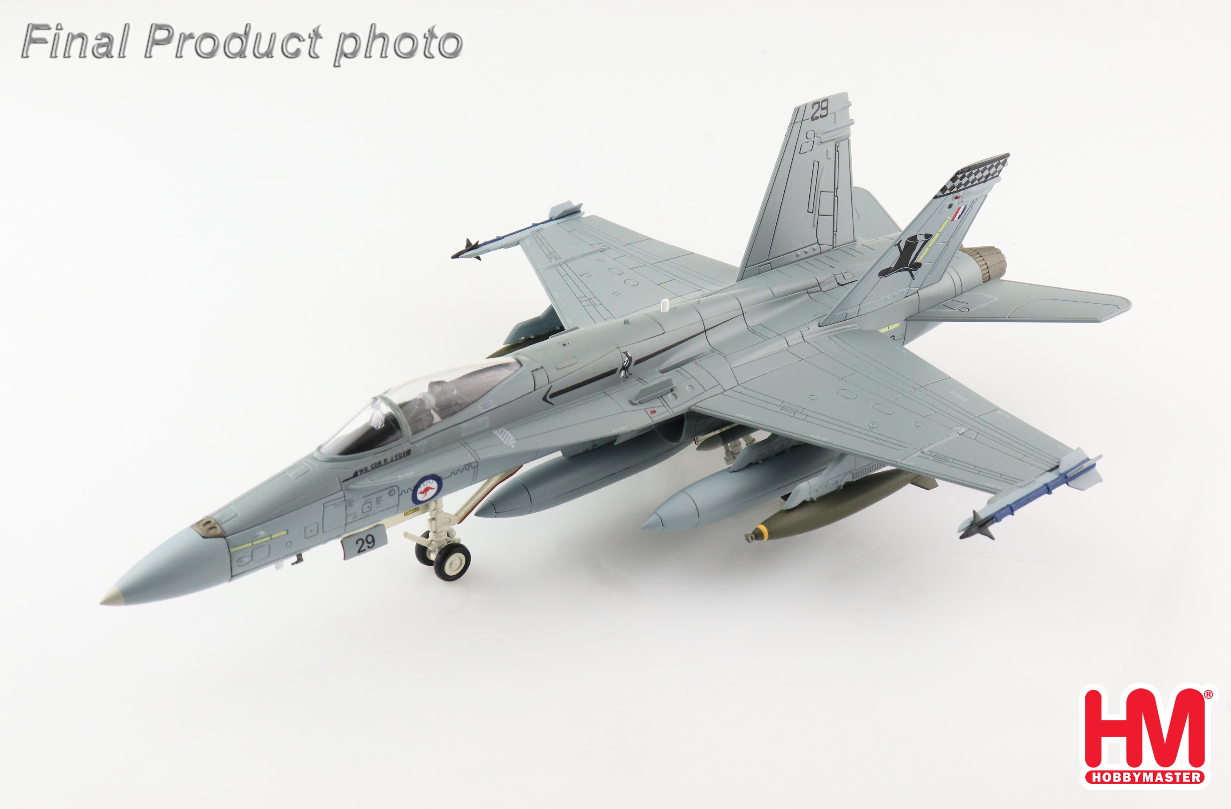 Hobby Master F/A-18A オーストラリア空軍 第75飛行隊 特別塗装「トップハット」 クラーク基地・フィリピン 1990年  A21-29 1/72 [