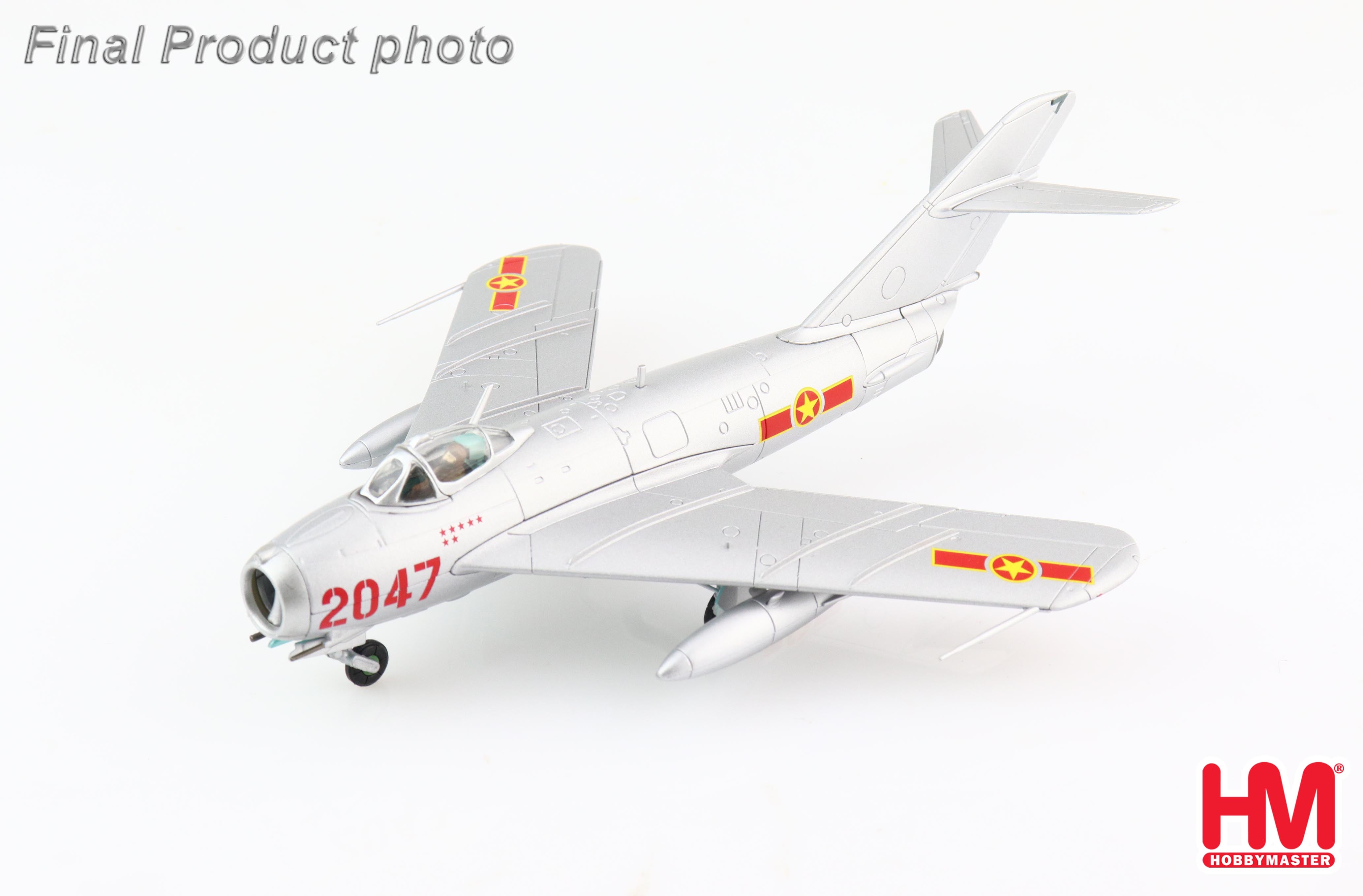 MiG-17 北ベトナム空軍 第923戦闘航空連隊「イェンテー」 グエン・バン・バイ機 1972年4月19日 #2047 1/72  [HA5910](20240630)