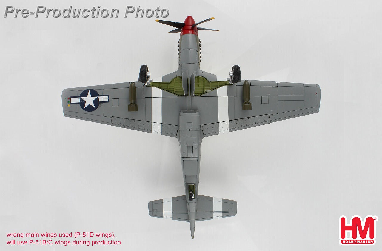 P-51B アメリカ陸軍航空軍 第4戦闘航空群 第334戦闘飛行隊 スティーブ・ピサノス機 #36798/QP-D 1/48[HA8515A]