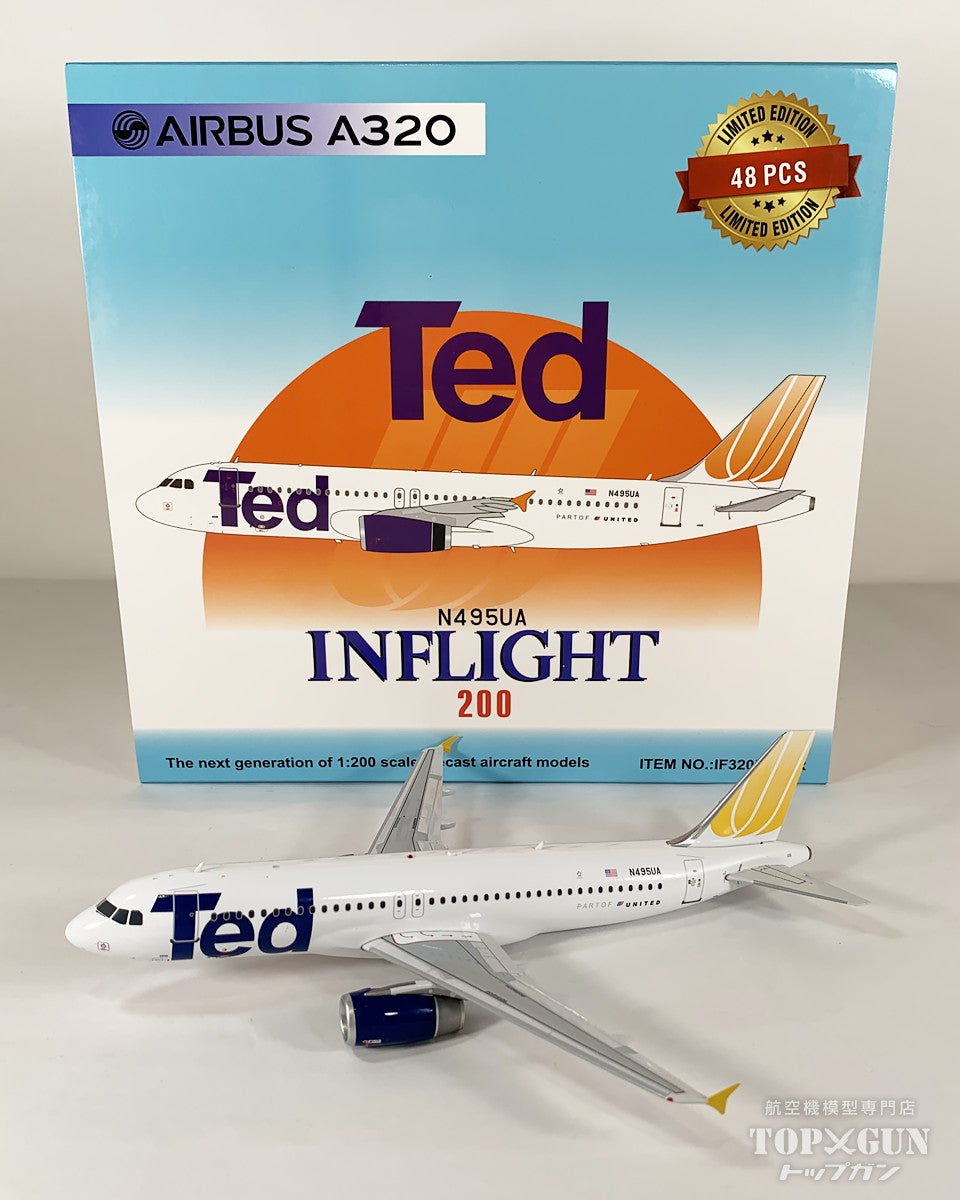InFlight200 A320-200 Ted (ユナイテッド航空) N495UA 1/200 [IF320UA05R]