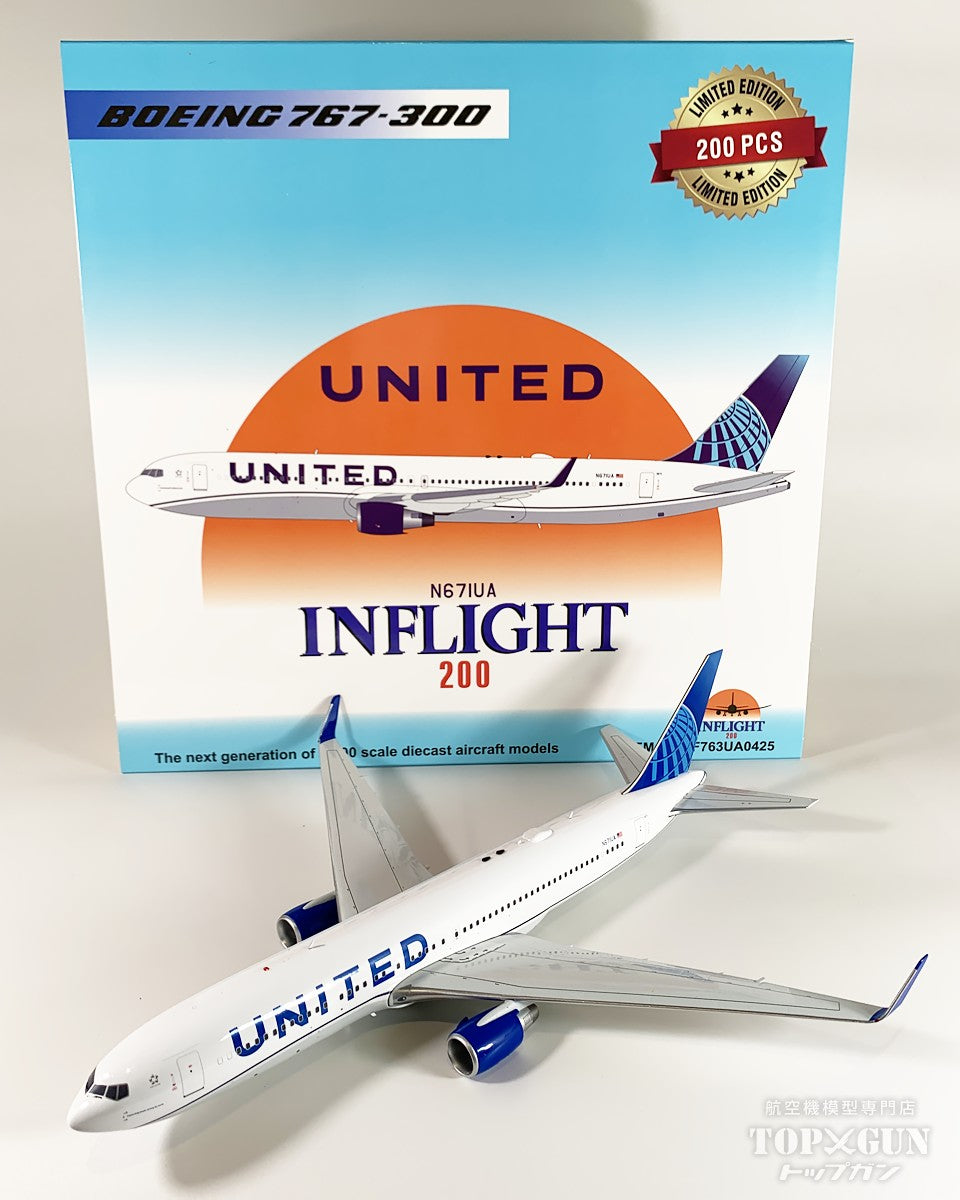 航空機・ヘリコプター Inflight 1:200 B767-300 N671UA Inflight 1:200