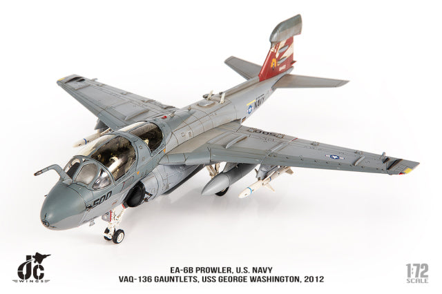 非売品、入手困難、空母艦載機EA-6B航空隊VAQ-136司令の指揮官 JC Wings EA-6B VAQ-136 ガントレッツ USS ジョージ・ワシントン 2012