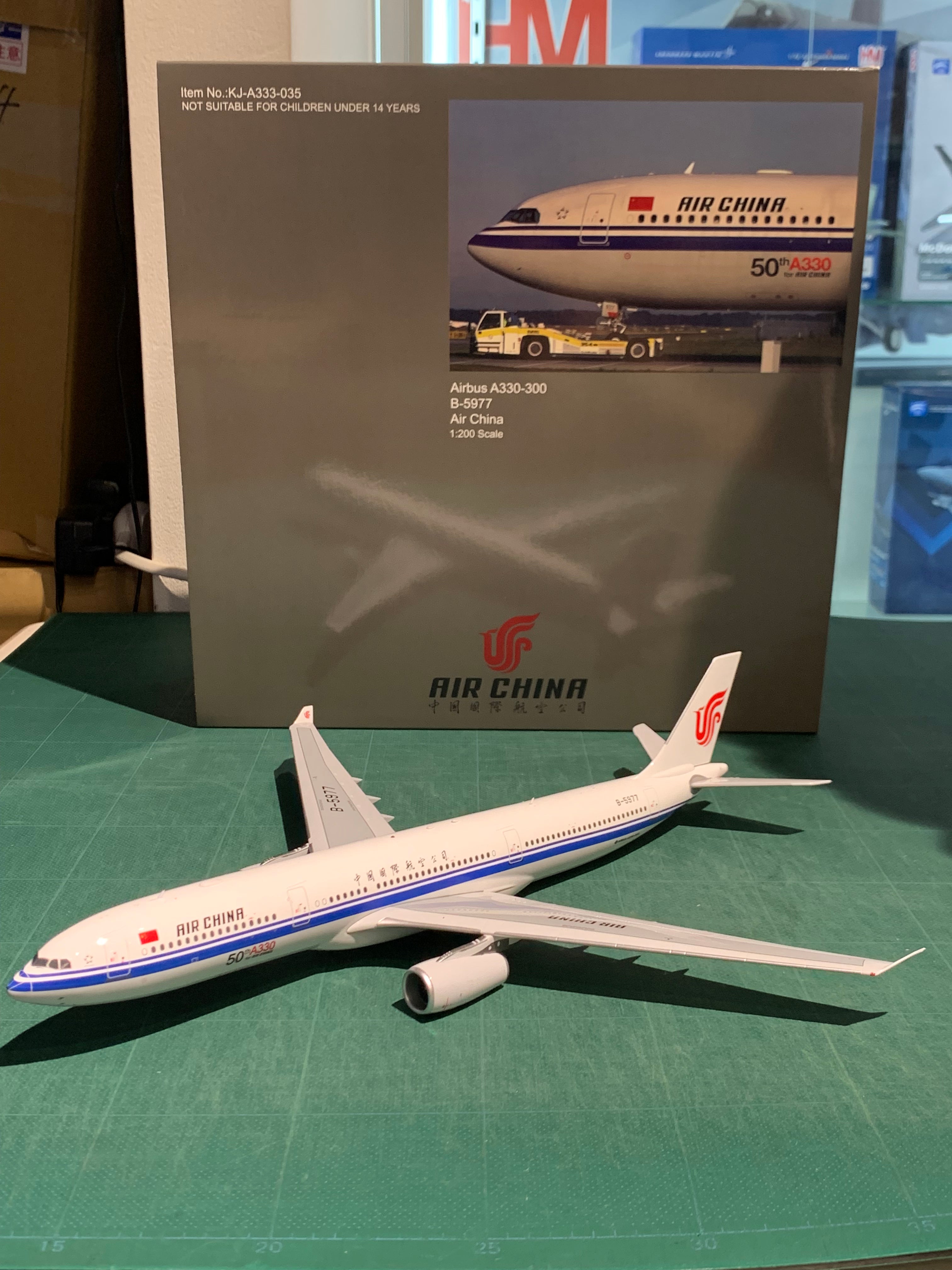 KJ Models A330-300 エアチャイナ(中国国際航空) 50th A330 for AIR CHINA B-5977  1/200[KJ-A333-0