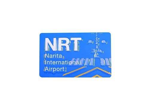 丸彰 Airport Code Magnetic Plate 3 Letters Narita Airport (NRT