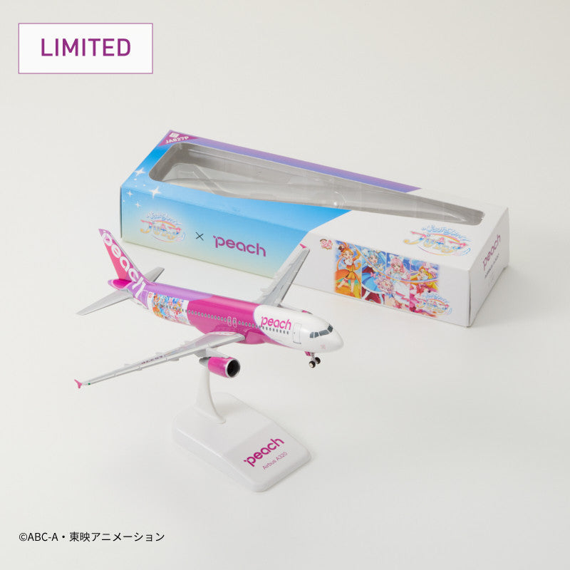 A320 ひろがるスカイ!プリキュア×Peach JA827P ピーチ・アビエーション(スタンド/ギア付属) 1/150 ※プラ製・組立式  [PA230001](20231231WE)