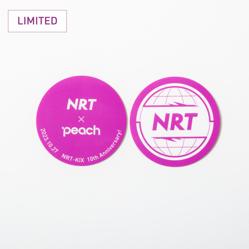 Peach Aviation NRT×Peach 10th Anniversary ステッカーセット [PA230055]