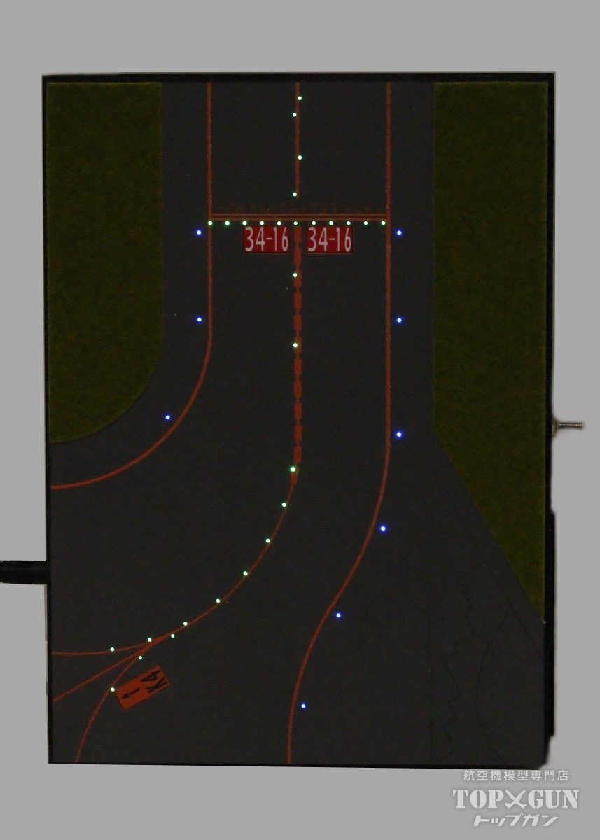 Roteiro跑道福岡機場複製RWY16 RHP/左側透視模型光纖內建照明套裝