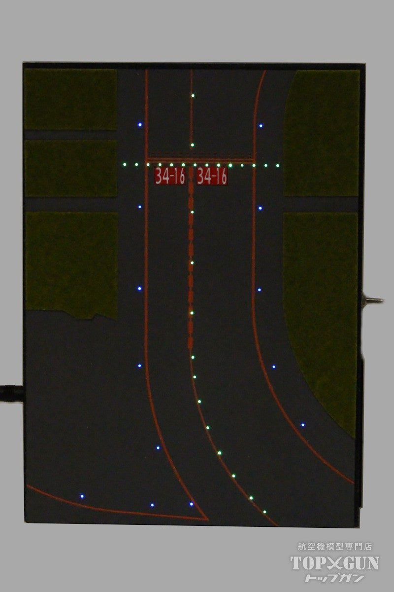 Roteiro 跑道福岡機場複製 RWY34 RHP/右側透視模型光纖內建照明套裝