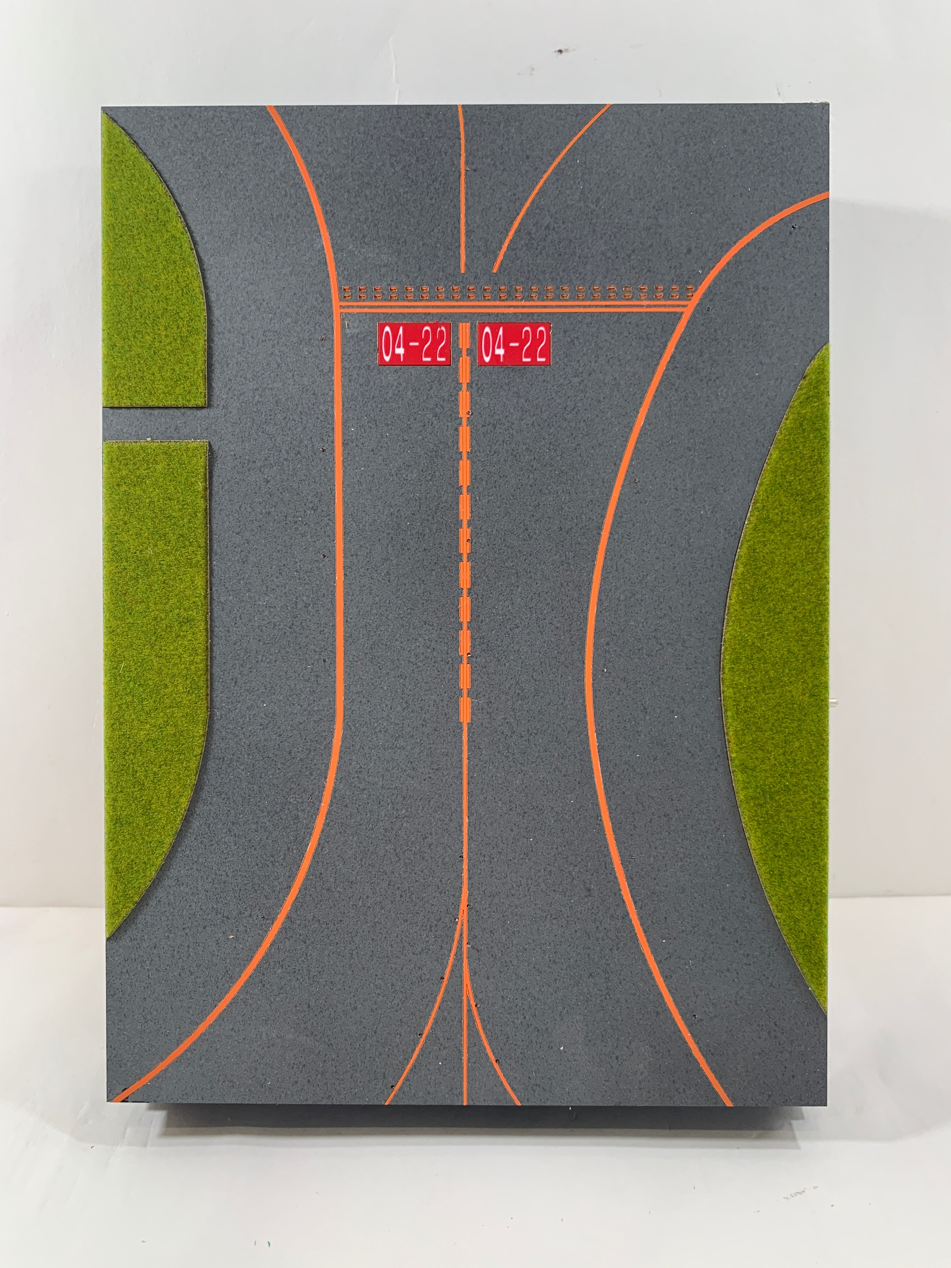 Roteiro 跑道 羽田機場複製跑道 B RWY22 RHP/左側透視模型 光纖內建照明套裝