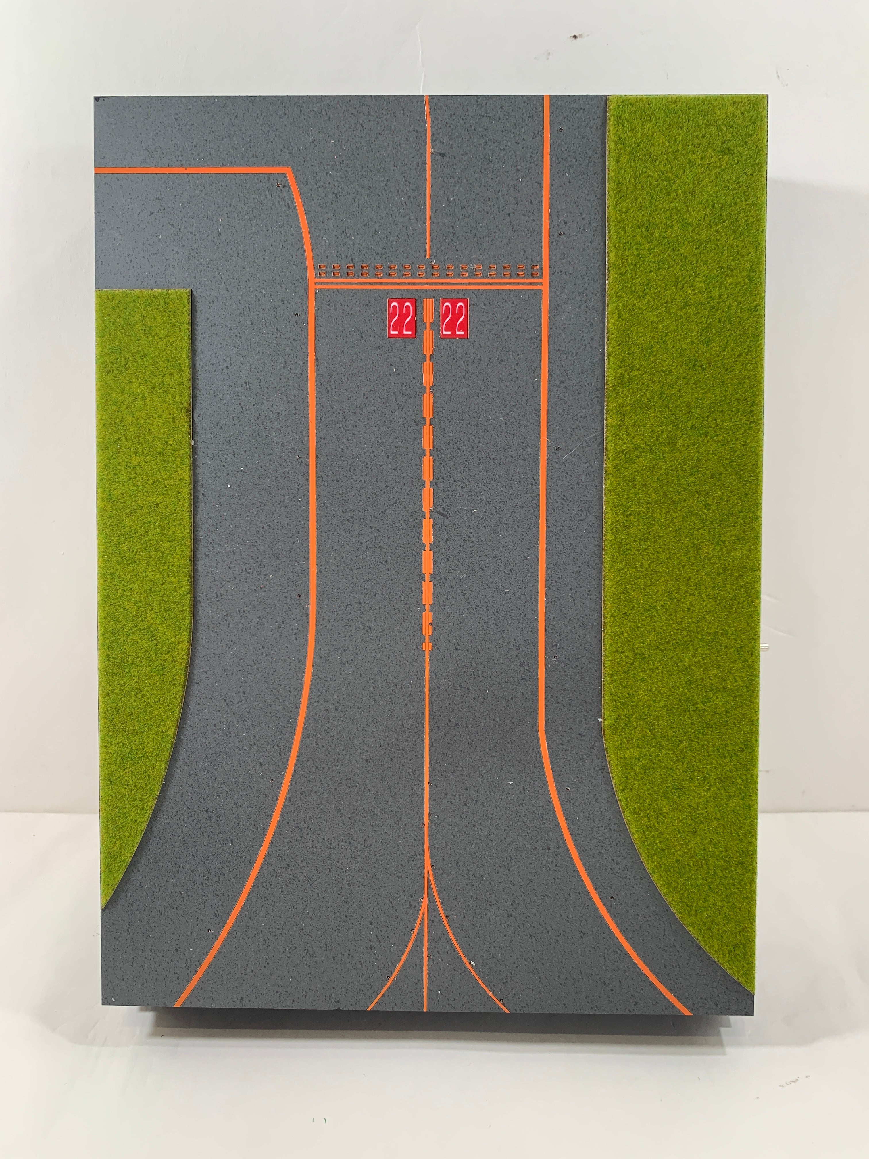 Roteiro 跑道 羽田機場複製跑道 B RWY22 RHP/右側透視模型光纖內建照明套裝